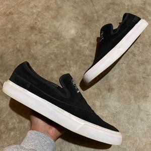 Mens Skate Shoes adidas Matchcourt Slip On Black/White